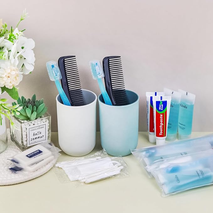 100 Kits Basic Toiletry Kits Homeless Personal Hygiene Kit Bulk Homeless Care Package Supplies Travel Toiletry Kit Homeless Hygiene Kit Bulk for Men Women Disposable Toiletry Kit(10-IN-1)