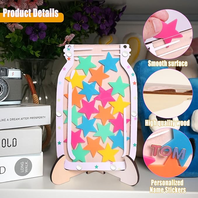 Magnetic Reward Jar,Personalized Reward Jar,Classroom Reward Jar,Kids Reward Jar