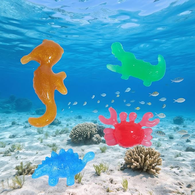 Magic Water Elf Toy Kit for Kids Ages 3-12, DIY Sensory Craft with 20 Bottles of Magic Gel, 20 Molds, STEM Educational Science Activity, Water Beads for Kids Ages 6-12, Birthday Party Gifts