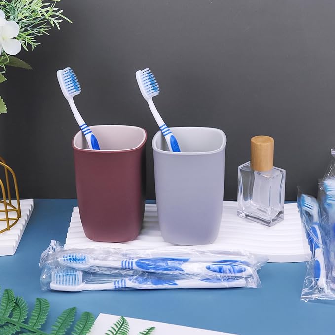 100 Prepasted Disposable Toothbrushes Individually Wrapped Pre Pasted Toothbrushes Soft Bristle Travel Tooth Brush Single Use Wrapped for Hotel, Camping, Travel and Gift for The Homeless