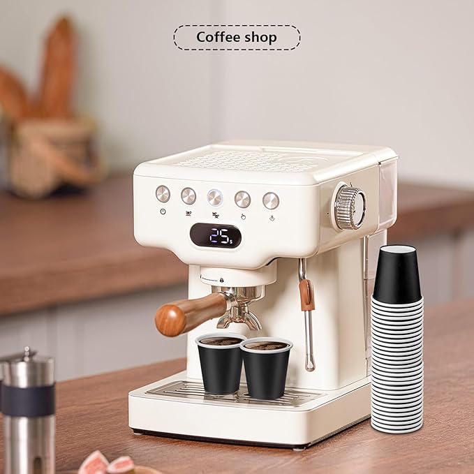 150 Pack 3oz Black Paper Cups, Mouthwash Cups, Disposable Bathroom Cups, Paper Cups 3oz Ideal for Bathroom, Supermarket, Birthday Party, Picnic and BBQ