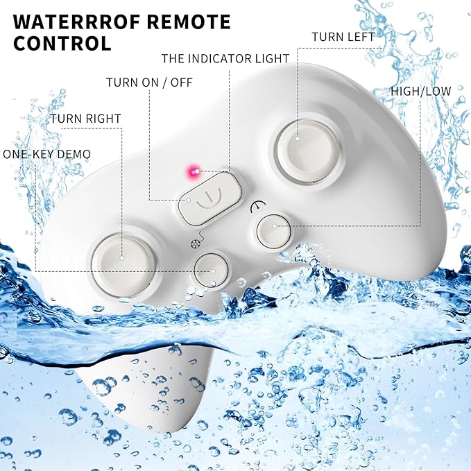 Bennol 2.4Ghz Remote Control Whale Shark Toy for Kids, 1:18 Scale High Simulation Electric RC Fish for Pool, Birthday Christmas Toys for 4-9 Year Olds Boys and Girls