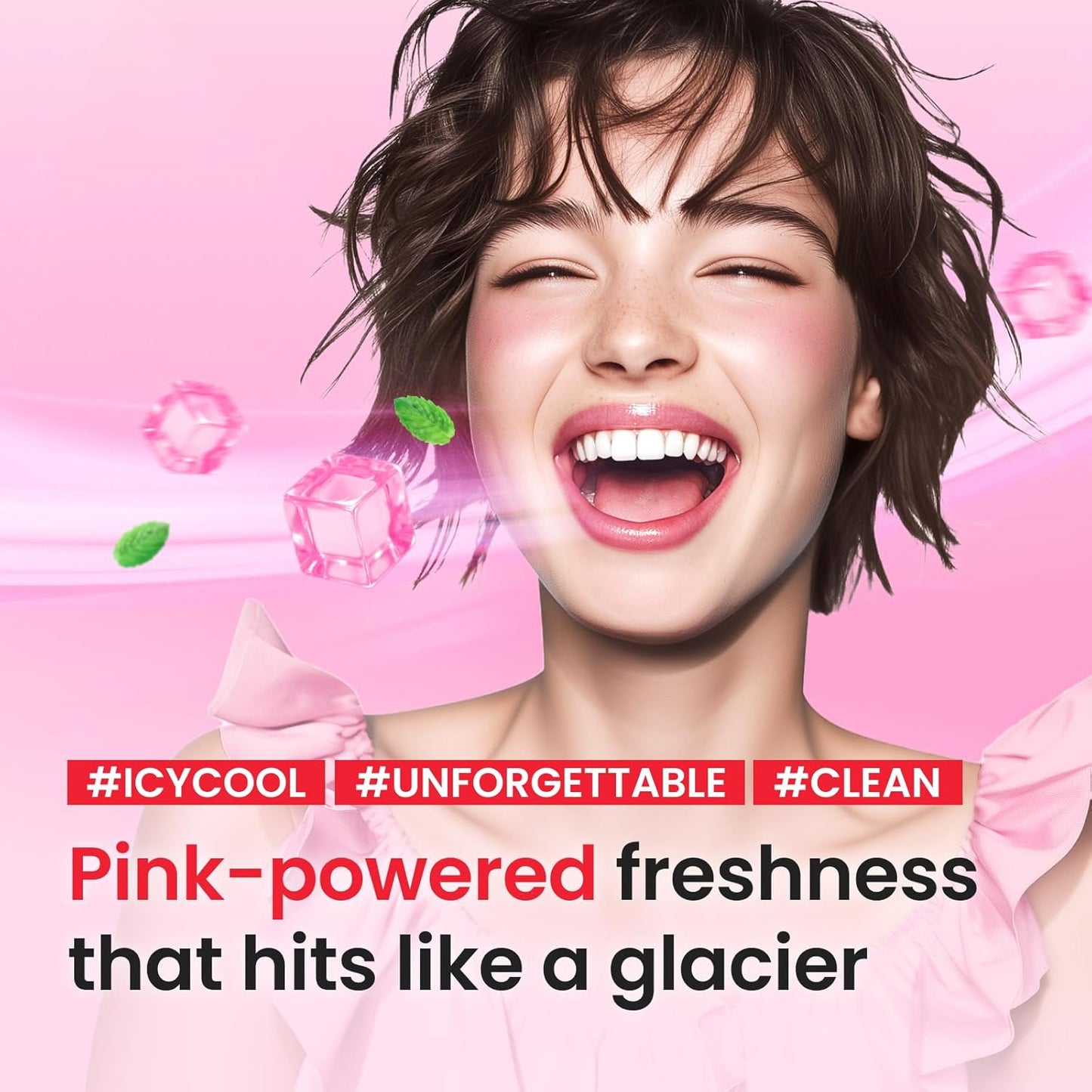 EUTHYMOL Original Pink Toothpaste (3.7fl oz * 2ea/Pack of 2) - Fluoride-Free Toothpaste for Sensitive Teeth & Gum. Bad Breath, Cavity Prevention, 12-Hour Long Lasting Freshness with Wintergreen