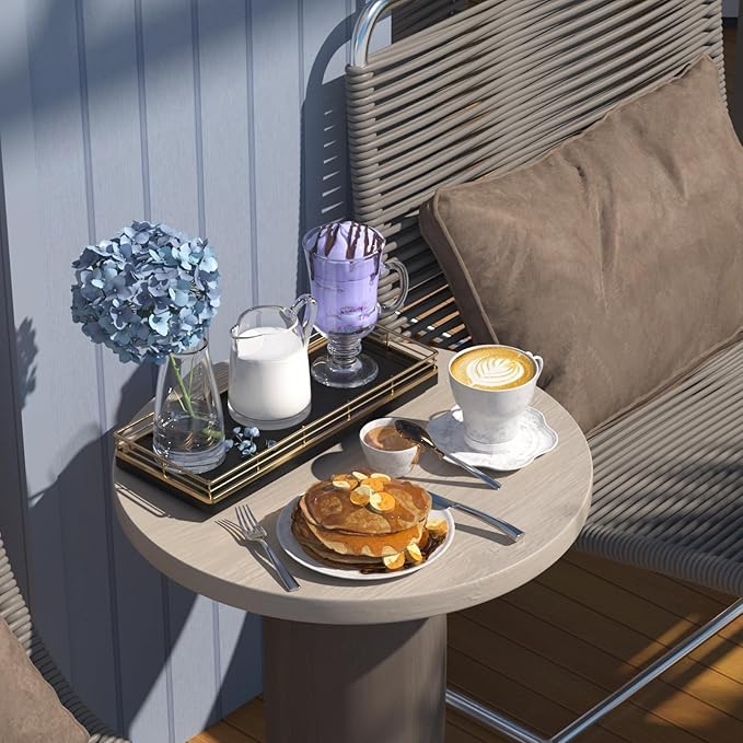 Wooden Decorative Tray, Oak 11.2" L Coffee Table Tray for Kitchen Countertop Soap Sponge Holder Candle Nightstand Table Centerpieces for Dining Room Decor Black Gold