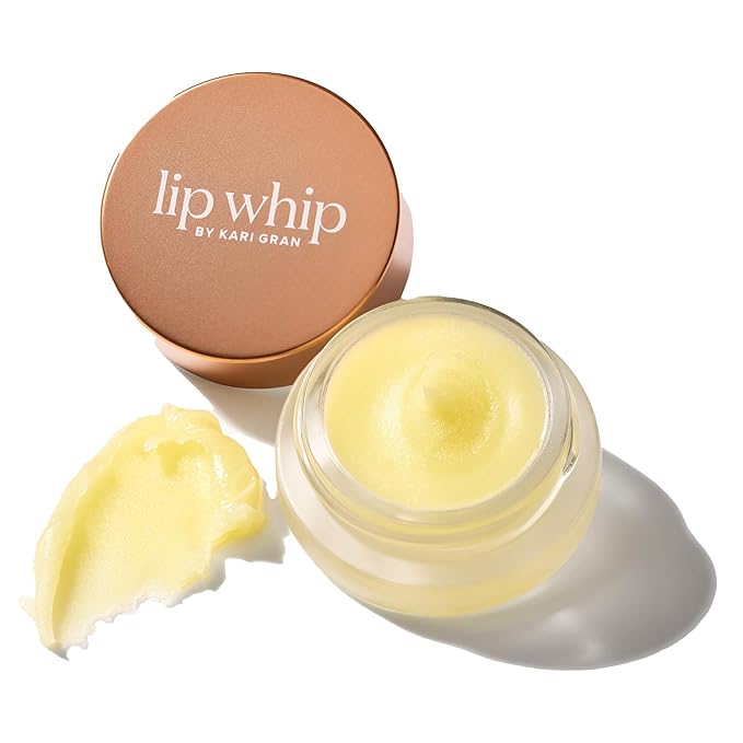 Kari Gran Lip Whip | Moisturizing Lip Balm with Organic Oils | Peptide Smoothing | Rich Buttery Texture, Hydrates & Protects | Non-GMO, Organic Ingredients, Made in USA