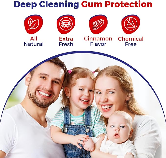 Ayurvedic Mineralizing Tooth Paste for Sensitive Teeth | Organic Refreshing Cinnamon Flavor for Teeth Whitening & Fresh Breath | Enamel Repair Vegan Toothpaste, Ayurvedic Non-Toxic Toothpaste-3.25 Oz