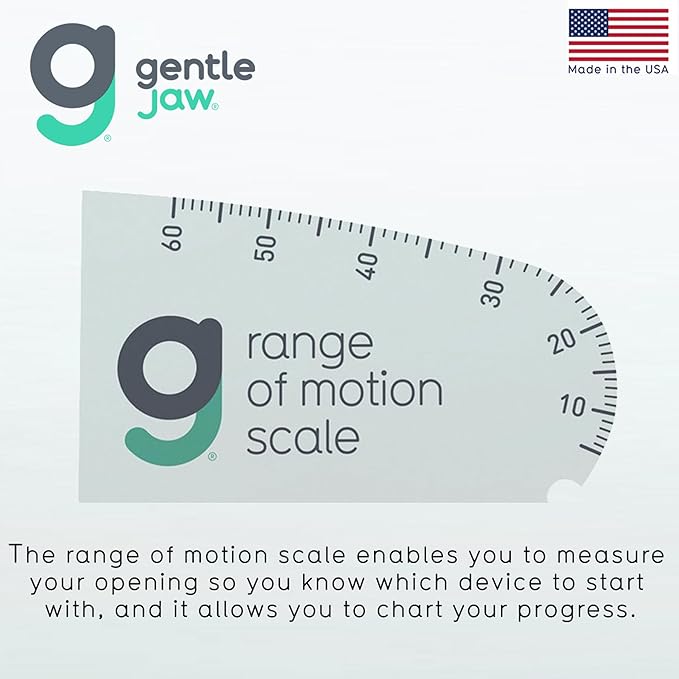 Pain Relief Device for Bruxism TMJ Headache Migraine Caused by Tight Jaw Muscles. Use it to Passively Stretch and Relax Your Jaw Muscles. We Call it Yoga for The Jaw