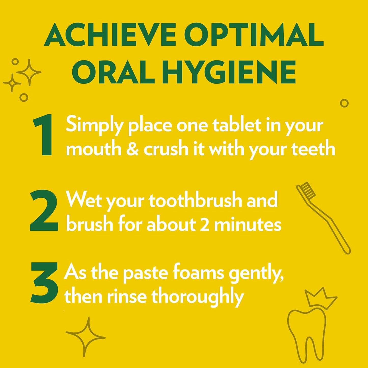 Toothpaste Tablets – Candy Cane | Nano Hydroxyapatite Toothpaste Tablets Chewable | Fluoride Free l 90 Tabs