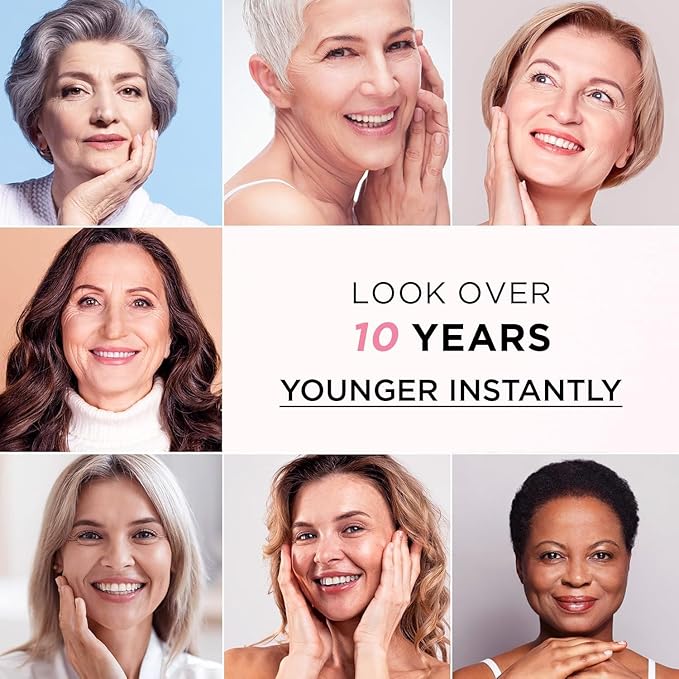 VELAMO ADVANCED Instant Eye & Face Lift Cream: Rapid Under Eye Bags Wrinkles Smile Lines Forehead Lines Remover - Temporary Firming & Tightening Treatment in 2 Minutes 1 OZ/30g