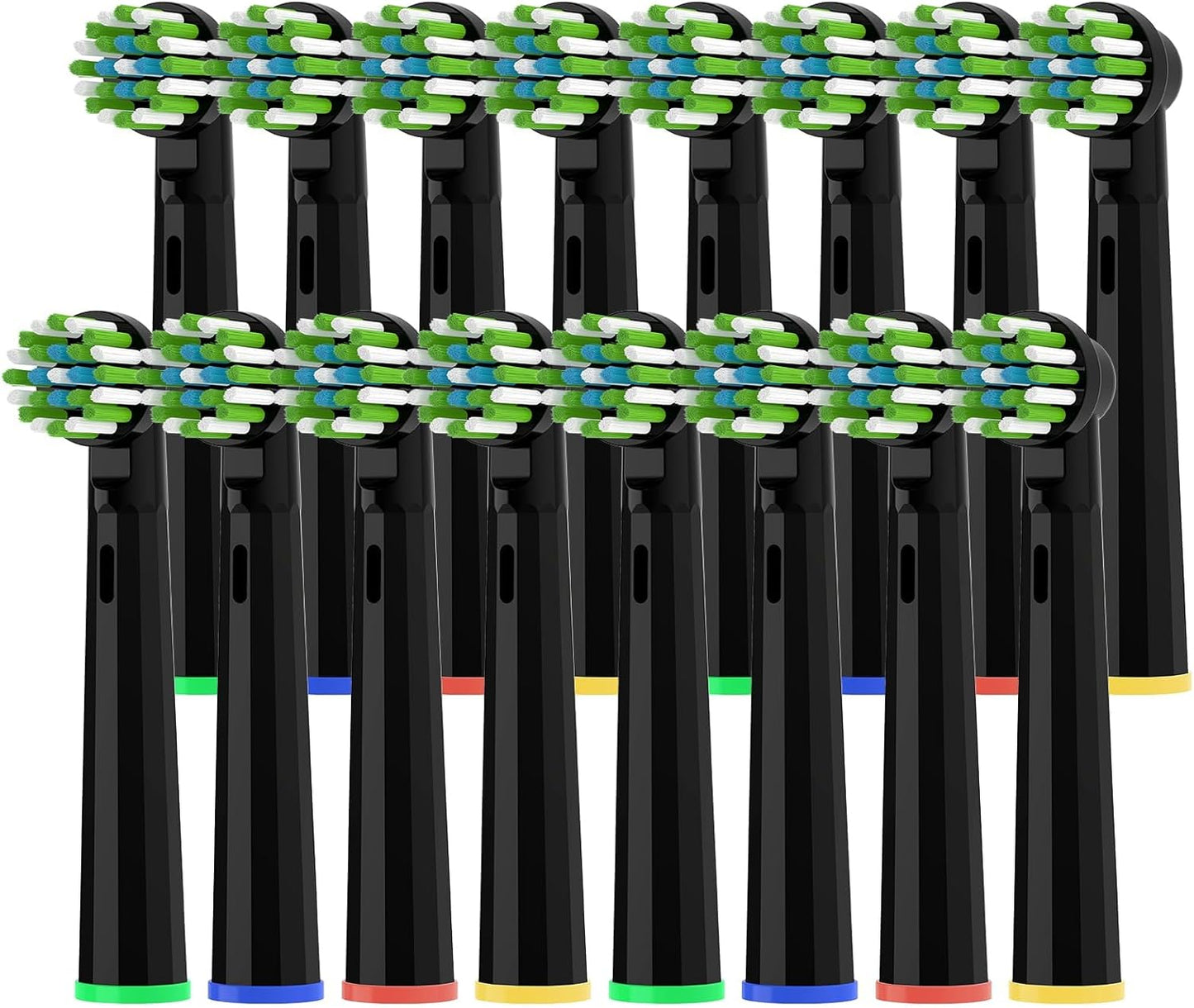 Replacement Toothbrush Heads Compatible with Oral b Braun Smart 1500/7500,Pro 1000/1500,Genius x/6000/Cross/Floss/Sensitive,16PCS Electric Brush Heads Refill for Braun Oral B,