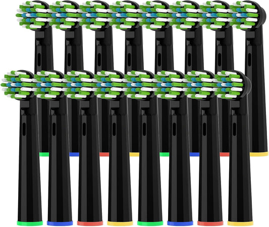 Replacement Toothbrush Heads Compatible with Oral b Braun Smart 1500/7500,Pro 1000/1500,Genius x/6000/Cross/Floss/Sensitive,16PCS Electric Brush Heads Refill for Braun Oral B,