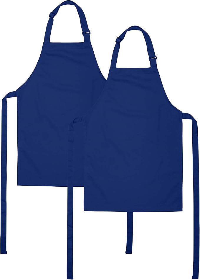 Kids Apron, Medium, 100% Cotton With An Adjustable Strap to fit All Ages