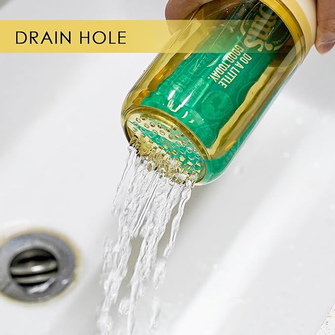 Toothbrush Travel Case, Plastic Travel Toothbrush Holder with Drain Hole, Portable Toothpaste Toothbrush Storage Container Box for Traveling, Camping, Gym, Bathroom (Light Yellow)