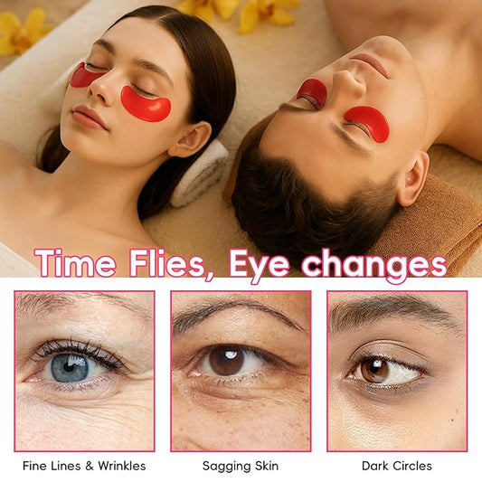 Fruit Skincare Mask Set - Eye + Lip + Face Repair Combo (32 PCS), for Women & Teen, Natural Ingredients with Niacinamide & Hyaluronic Acid, Spa-Like at Home, Moisturize, Soothe, Birthday Gift