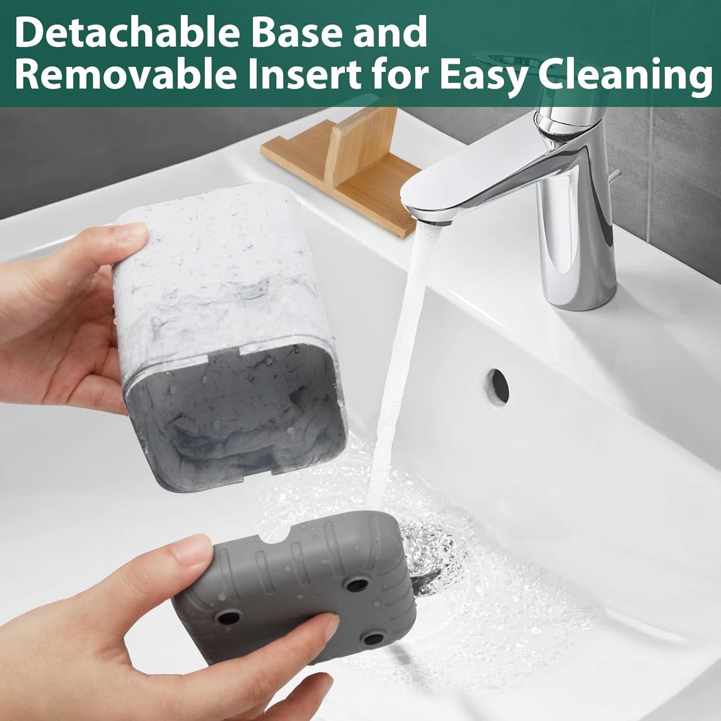 Boperzi Toothbrush Holders, Kids Toothbrush Holder with Drainage, Detachable Anti-Slip Electric Toothbrush Holder, Toothpaste Organizer Storage Caddy for Bathroom Countertop, Shower, Kitchen, Vanity