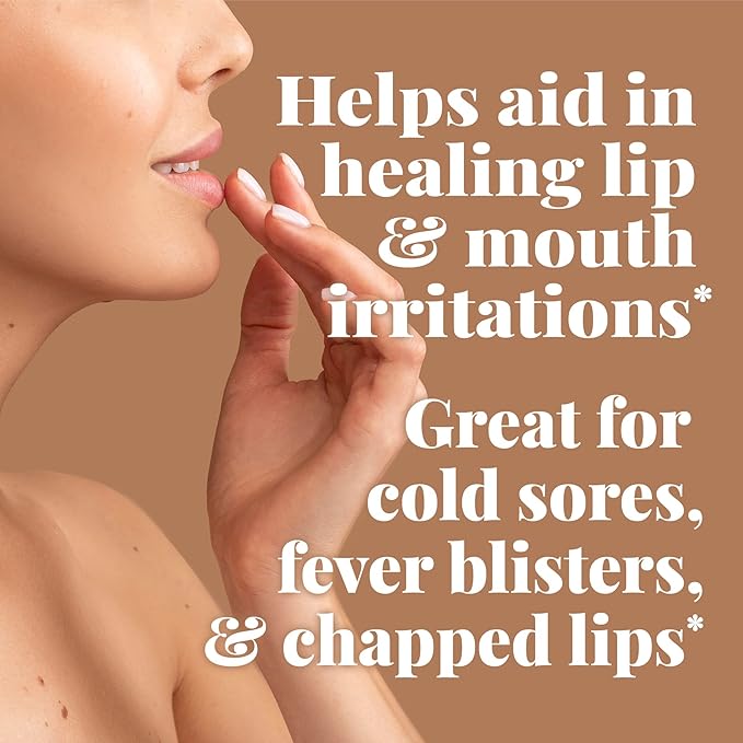 Basic Brands - L-Lysine Ointment - 0.875 oz - Lysine Cold Sore Treatment and Blister Relief - Soothes Chapped Lips and Dry Skin – 2-Pack