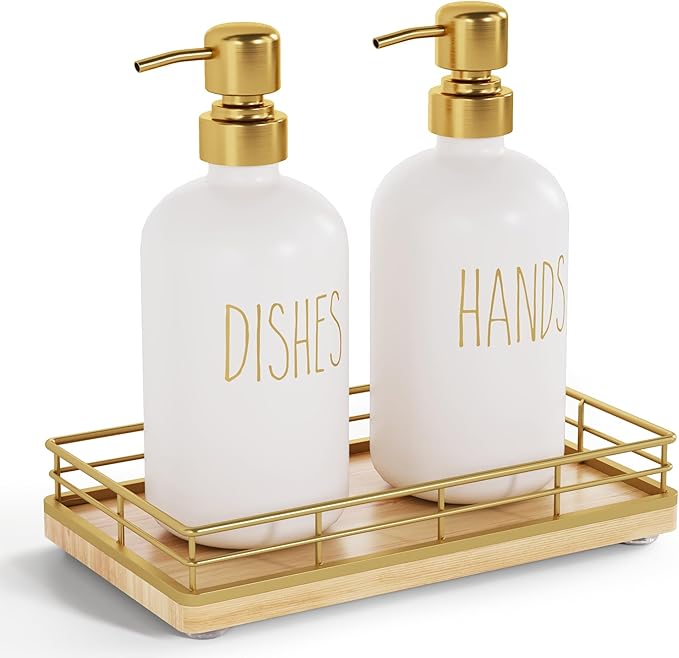 Wooden Decorative Tray, Oak 7.5" L Coffee Table Tray for Kitchen Countertop Soap Sponge Holder for Dresser Perfume Jewelry Candle Nightstand Table Centerpieces for Dining Room Decor Natural