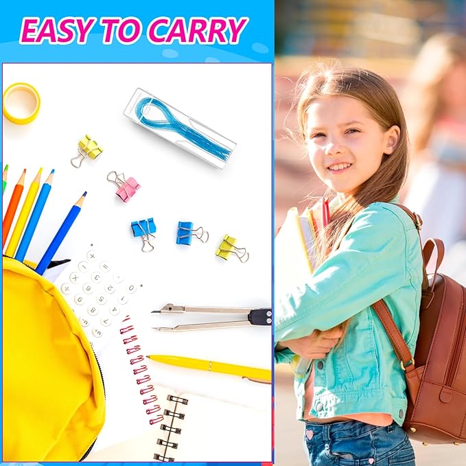 Preteen Kids Floss Threaders, Deep Clean Orthodontic Threader Floss for Braces, Bridges, and Implants 200PCS (4Pack)