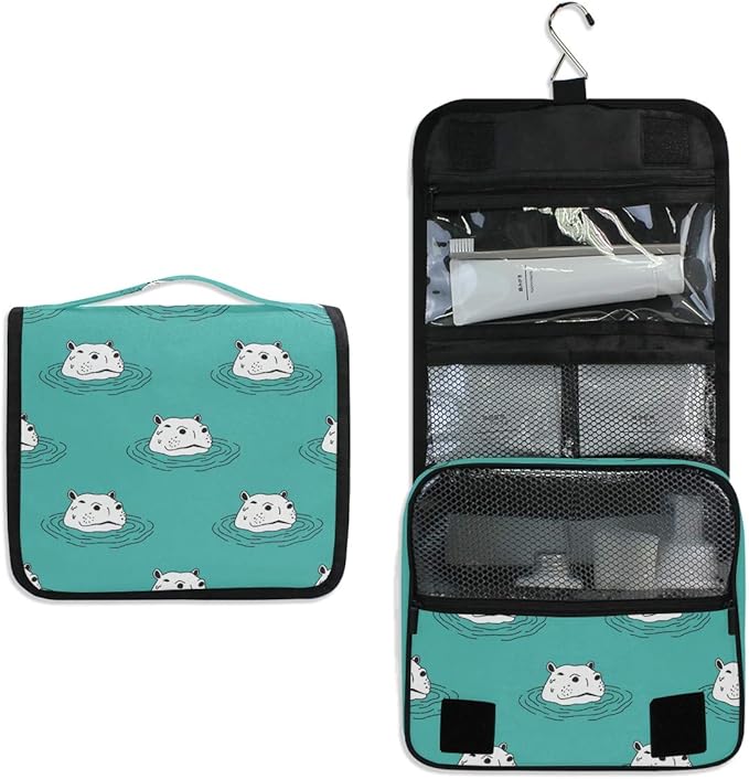 senya Hanging Travel Toiletry Bag Kit Makeup Case Cosmetics Organizer for Men Women