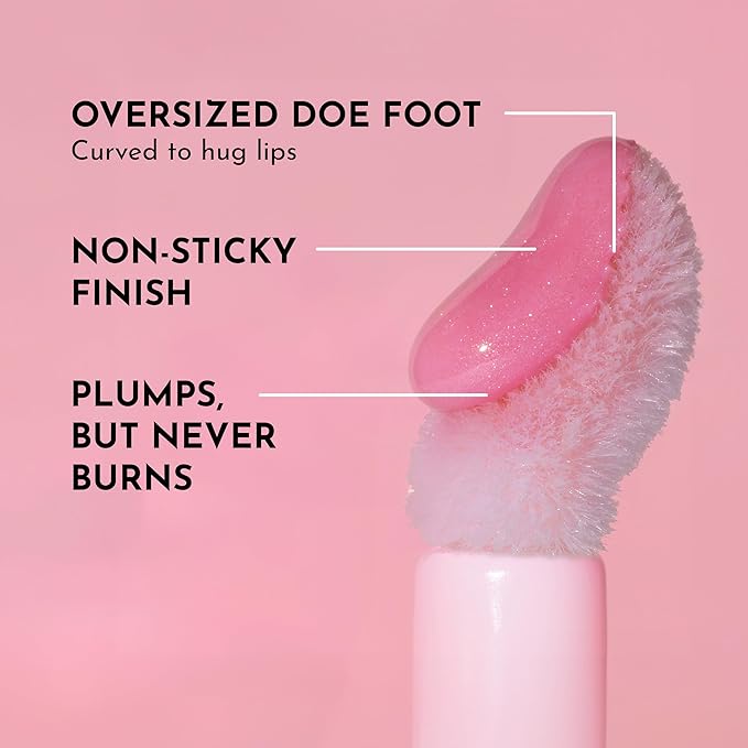 Lawless Forget the Filler Lip Plumping Line Smoothing Gloss - Daisy Girl - Premium Volumizing Lip Gloss with Natural Ingredients Designed to Plump, Firm, and Hydrate Lips 0.11 oz