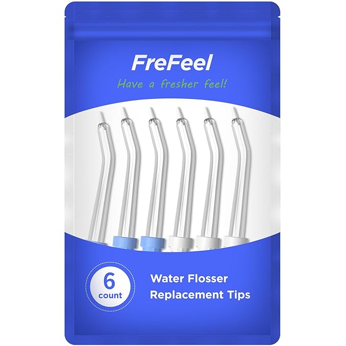 Replacement Heads for Waterpik, Replacement Picks for Water Pik Water Flosser (6 Periodontal Tips)