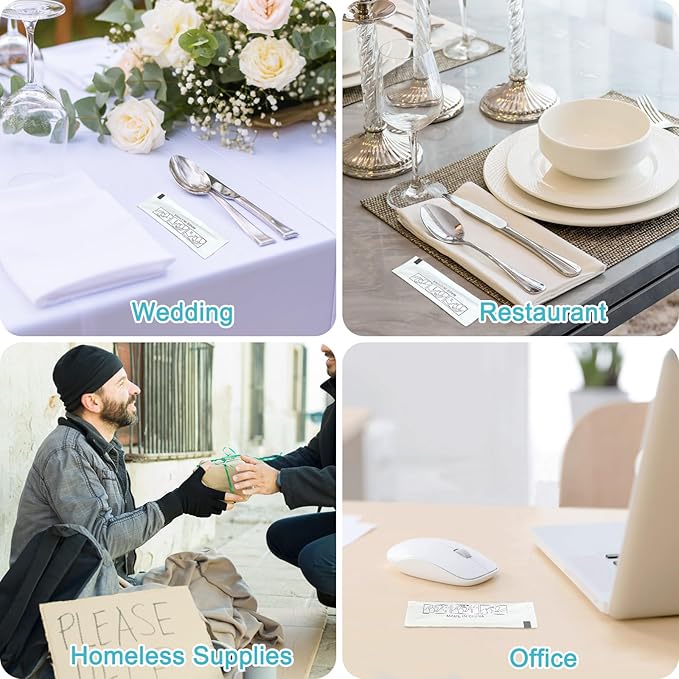 Eyxformula 500 Count Individually Wrapped Floss Picks, Disposable Mini Travel Size Dental Flossers, Bulk Individual Floss Sticks for Hotel Office Car Guest Bathroom On-The-Go Oral Care Teeth Clean