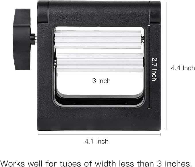 PERFEHAIR Paint Tube Squeezer Wringer Tool, Daily Living Rolling Metal Tube Squeeze Roller for Toothpaste, Hair Color, Paint Tube, Hand Cream, Artist, Painter