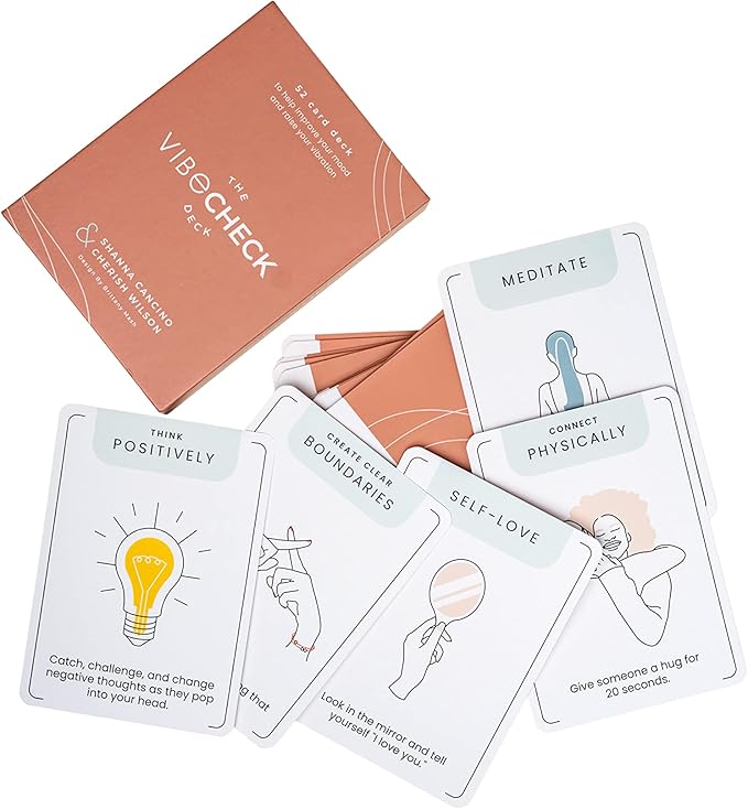 Mindfulness in A Deck | Mindfulness Tool | Self-Help | Prompts for Stress Relief, Kindness, Gratitude, Relaxation, Anxiety, & Grounding | Mindfulness Gift | Great for All Ages