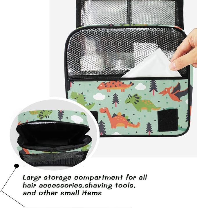 senya Hanging Travel Toiletry Bag Kit Makeup Case Cosmetics Organizer for Men Women