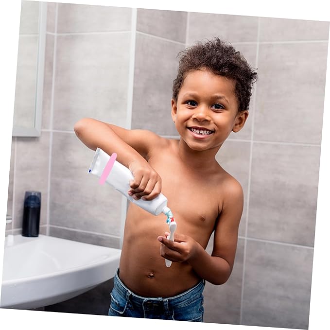 30pcs Toothpaste Squeezer Pump for Boys and Girls Whitening Pump Dispenser Bathroom Tool Random Color