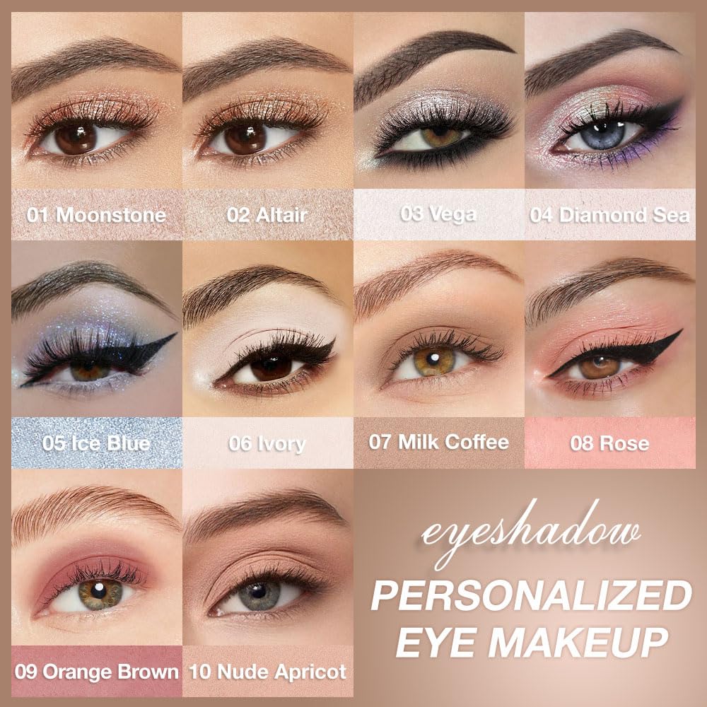 Single Cream Eyeshadow,Milk Coffee Matte Eye shadow Pallette,Waterproof&Long Lasting Mini Eyeshadow,Soft Matte Eye Makeup,Vegan & Cruelty-Free Eye shadow for Brown Blue Green Eyes #07