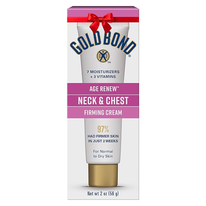 Gold Bond Age Renew Neck & Chest Firming Age Renew Cream, 2 oz., Clinically Tested Skin Firming Cream
