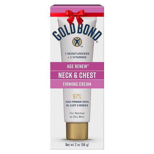 Gold Bond Age Renew Neck & Chest Firming Age Renew Cream, 2 oz., Clinically Tested Skin Firming Cream