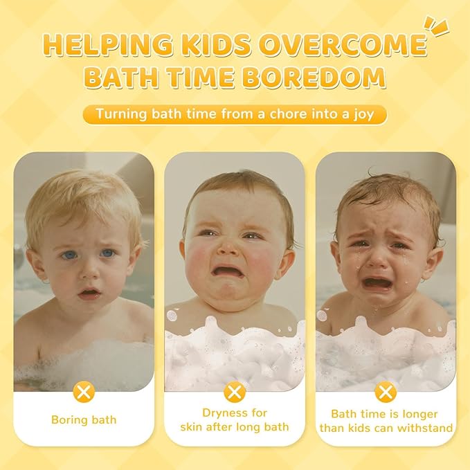 Bath Crayon, 30ml Washable Educational Marker Set, Bathtub Drawing Crayons with Smooth Texture,Easy Clean Off Formula with Vibrant Colors, Creative Art Play Tool for Kids Boys Girls Bathroom Fun Time