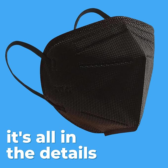 KN95 Face Masks, Premium 5-Layer Disposable Dust Mask Respirator for Adults
