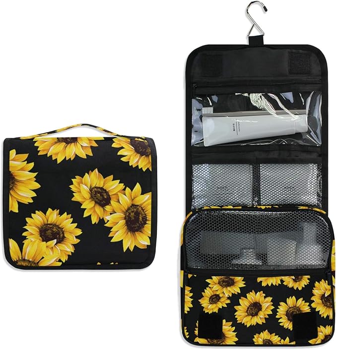 senya Hanging Travel Toiletry Bag Kit Makeup Case Cosmetics Organizer for Men Women