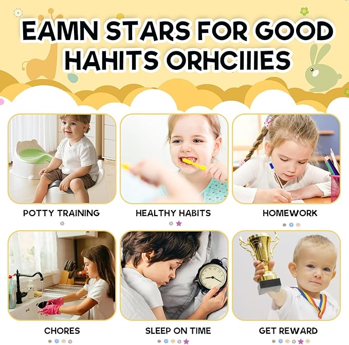 GdosRuth Classroom Reward Jar Magnetic Reward Jars for Kids Behavior Reward Chart for Kids Positive Behavior Jar Potty Training