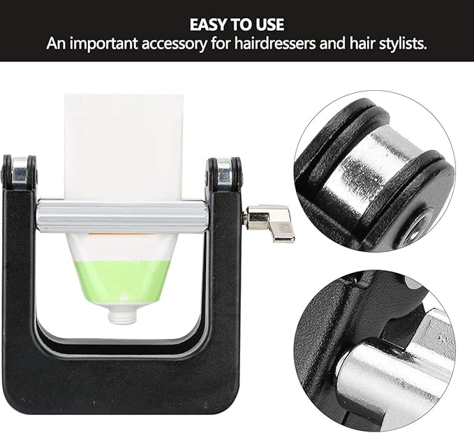 2Pcs Toothpaste Squeezer, Metal Tube Squeezer Paint Tube Wringer Dispenser Tube Roller for Toothpaste Cosmetics Paint Tube Color Dye Hand Cream Artist Hair Salon Painter