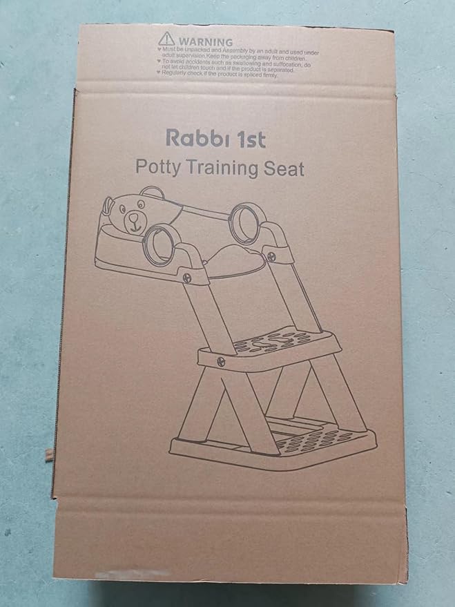 Potty Training Seat, Upgrade Toddler Toilet Seat for Kids Boys Girls, 2 in 1 Potty Training Toilet for Kids, Splash Guard Anti-Slip Pad Step Stool（Blueyellow）