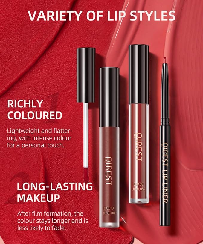 MAEPEOR All In One Lip Kit 3 In 1 Smooth Lipliner Lipgloss and Lipstick Set with Matte Velvet Liquid Lipstick Hydrating Moisturizing Lip Gloss and Creamy Lip Liner (Kit 05, Whiskey Honey)