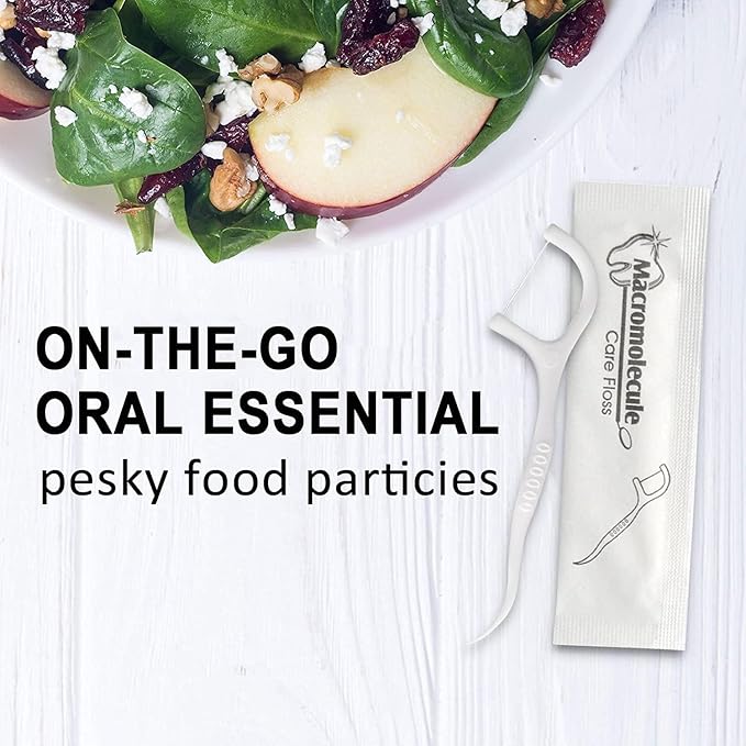 300 Count Dental Floss Picks Individually Wrapped,Leiouna Flossers Single Wrapped for Adults and Kids,Travel Hotel Restaurant Office for Teeth Clean (300)