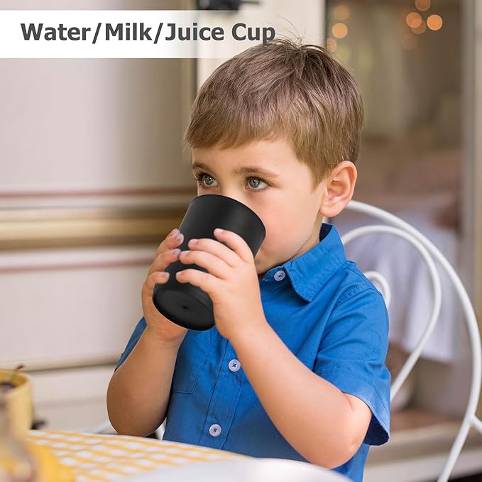 Topsky 4-Pack Bathroom Tumbler - Plastic, Reusable Drinkware for Toothbrush, Mouthwash, Brushing