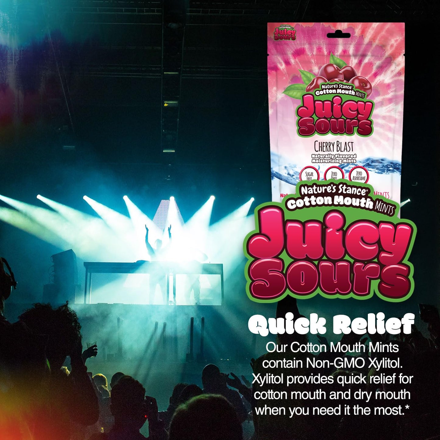 Cotton Mouth Juicy Sours – Dry Mouth Mints with Natural Xylitol | Sugar-Free Breath Mints for Dry Mouth Relief | No Artificial Sweeteners | Naturally Flavored Moisturizing Lozenges