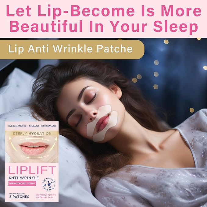 Josera Anti Wrinkle Patches for Lip, Smile Line Patches, Overnight Smoothing Anti-Wrinkle Face Patches for Smile Line & Lip Area, 18 Pcs