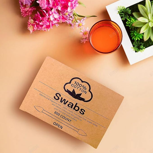 2400pcs Precision Tip Cotton Swabs/Double Pointed Cotton Buds for Makeup