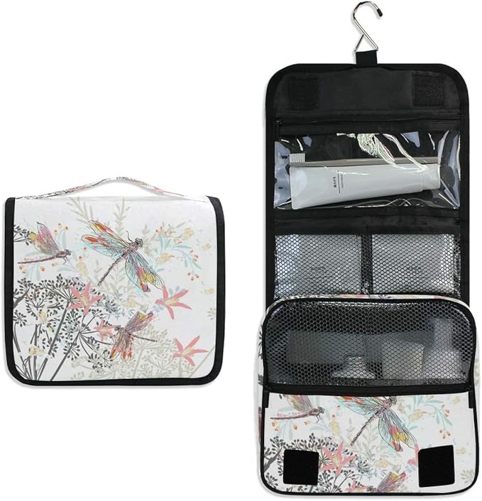 senya Hanging Travel Toiletry Bag Kit Makeup Case Cosmetics Organizer for Men Women