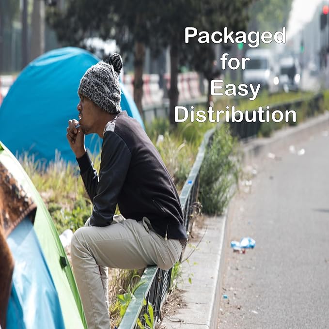 25 Pack of Homeless Care Package Supplies Bulk Summer Hygiene Travel Kits for Men, 13 Piece Travel Size Toiletries, Summer Homeless Essentials Supplies in Bulk