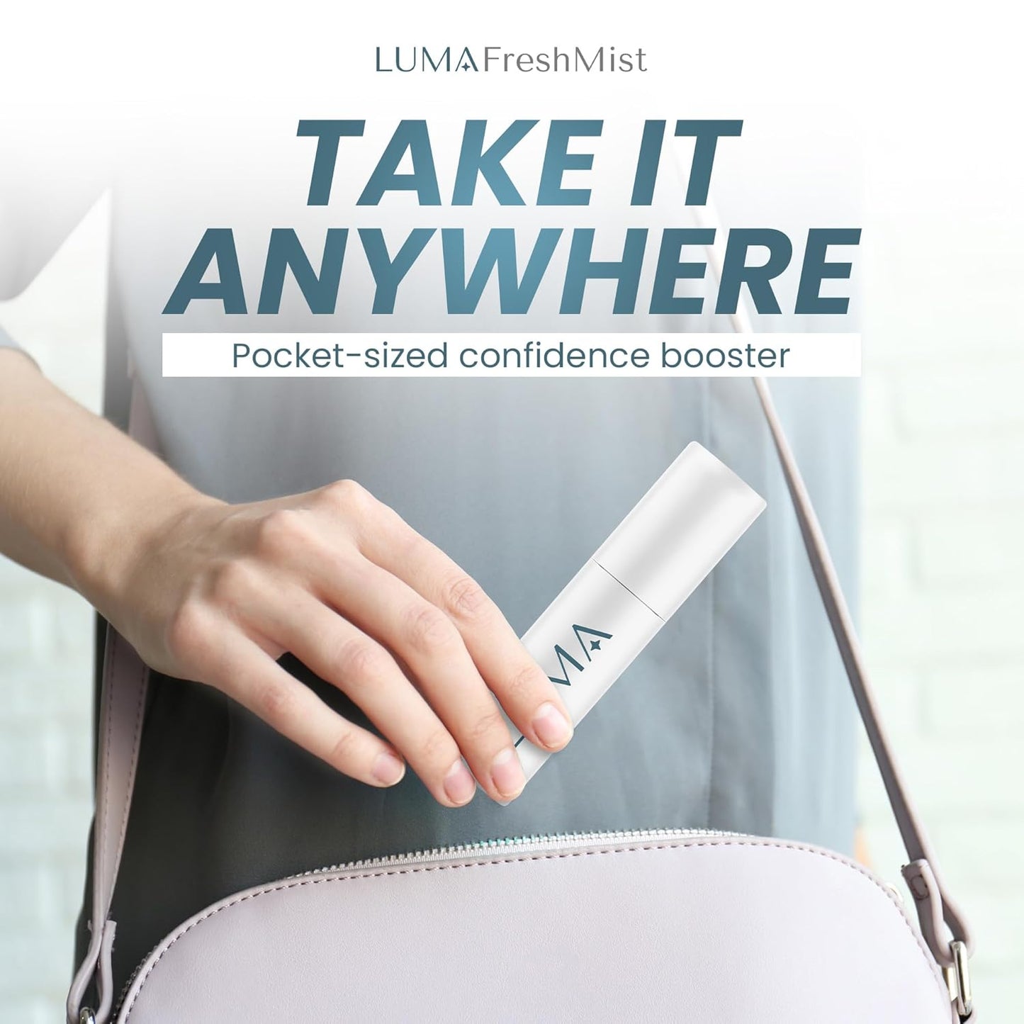 Luma Breath Mist Spray – 3 Pack – Instant Fresh Breath Spray with Mint Flavor – Sugar-Free & Alcohol-Free – Long-Lasting Portable Breath Freshener for Travel, Office, or Daily Oral Care