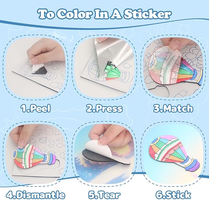 ManeFoodou Foil Fun - Unicorn No Mess Art for Kids, Craft Kits & Supplies, DIY Creative Activity, Travel Toys, Birthday Gifts for Ages 4, 5, 6, 7-12 (Unicorn)