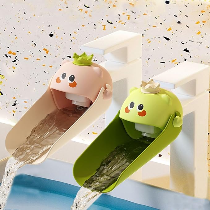 Faucet Extender - Faucet Extender for Toddlers Childrens Faucet Extender Sink Extender Faucet Extender for Kids(Green-Pink)